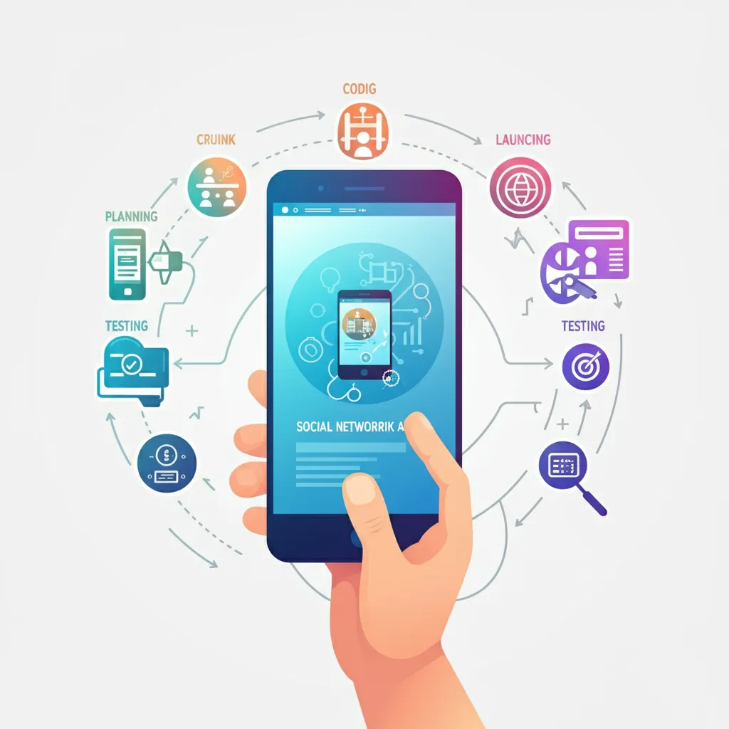 how to make a social networking app for android​​