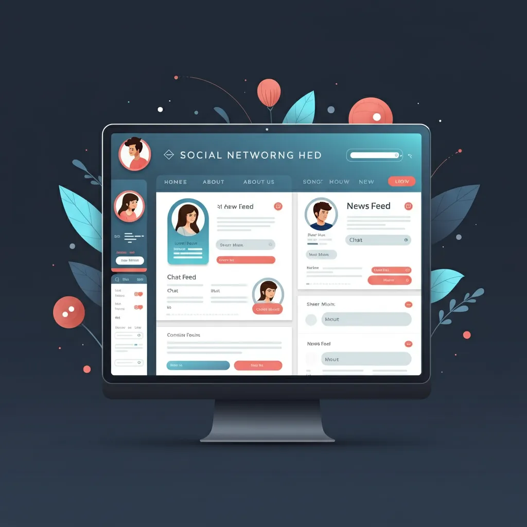 how to make a social network website