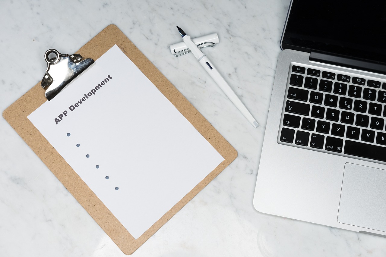 Mobile app wireframe layout showing user-friendly UI/UX design for app development