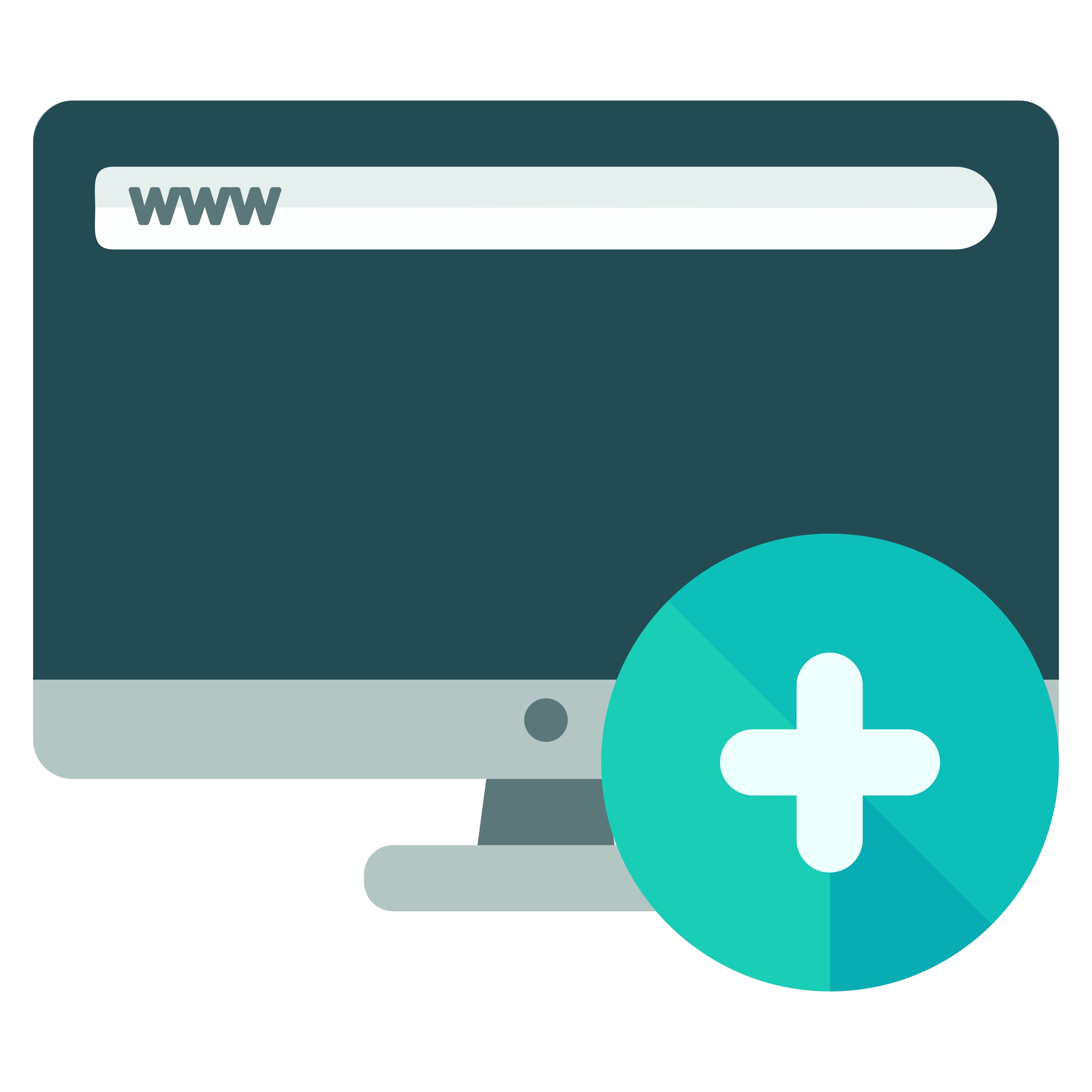 a computer showing healthcare website